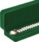 2 Pieces Long Velvet Chain Necklace Gift Box Set, Bracelet Storage Case, Jewellry Display Box for Wedding, Engagement,Proposal, Birthday and Anniversary (Green-2PCS)